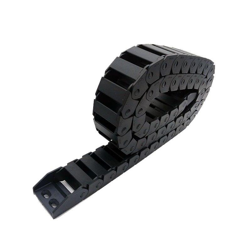 JFLO 15x30 1M 100cm 40" Bridge Non Open Plastic Drag Chain Cable Drag Chain Wire Carrier With Connector For CNC