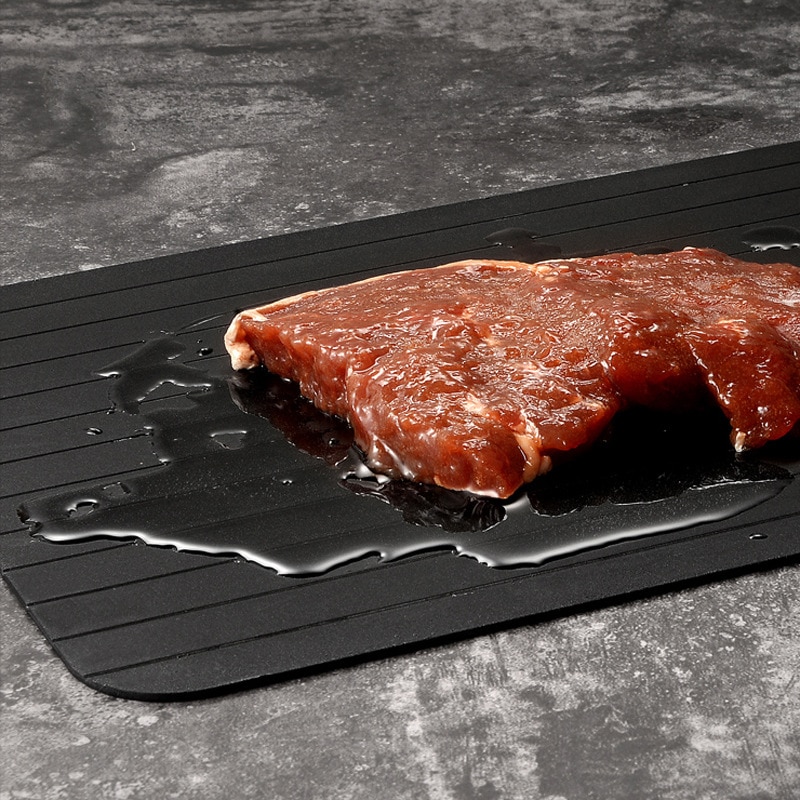 Plaques de décongélation pour viande, fruits de mer, décongélation rapide, plateaux pour aliments, outils de décongélation pour Steak