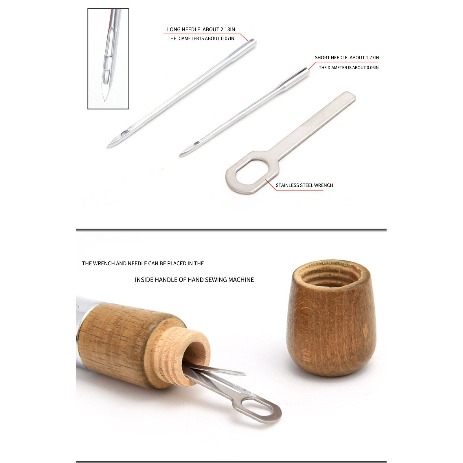 1pc Diy Leather Hand Sewing Machine Handmade Leather Stitching Machine Leather Carving Sewing Equipment