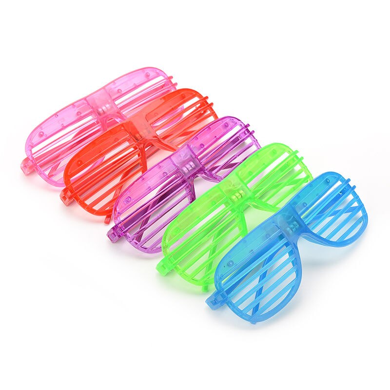 TOYZHIJIA 1PC Glow party glasses light up flash LED glasses glowing classic toys decorative party mask