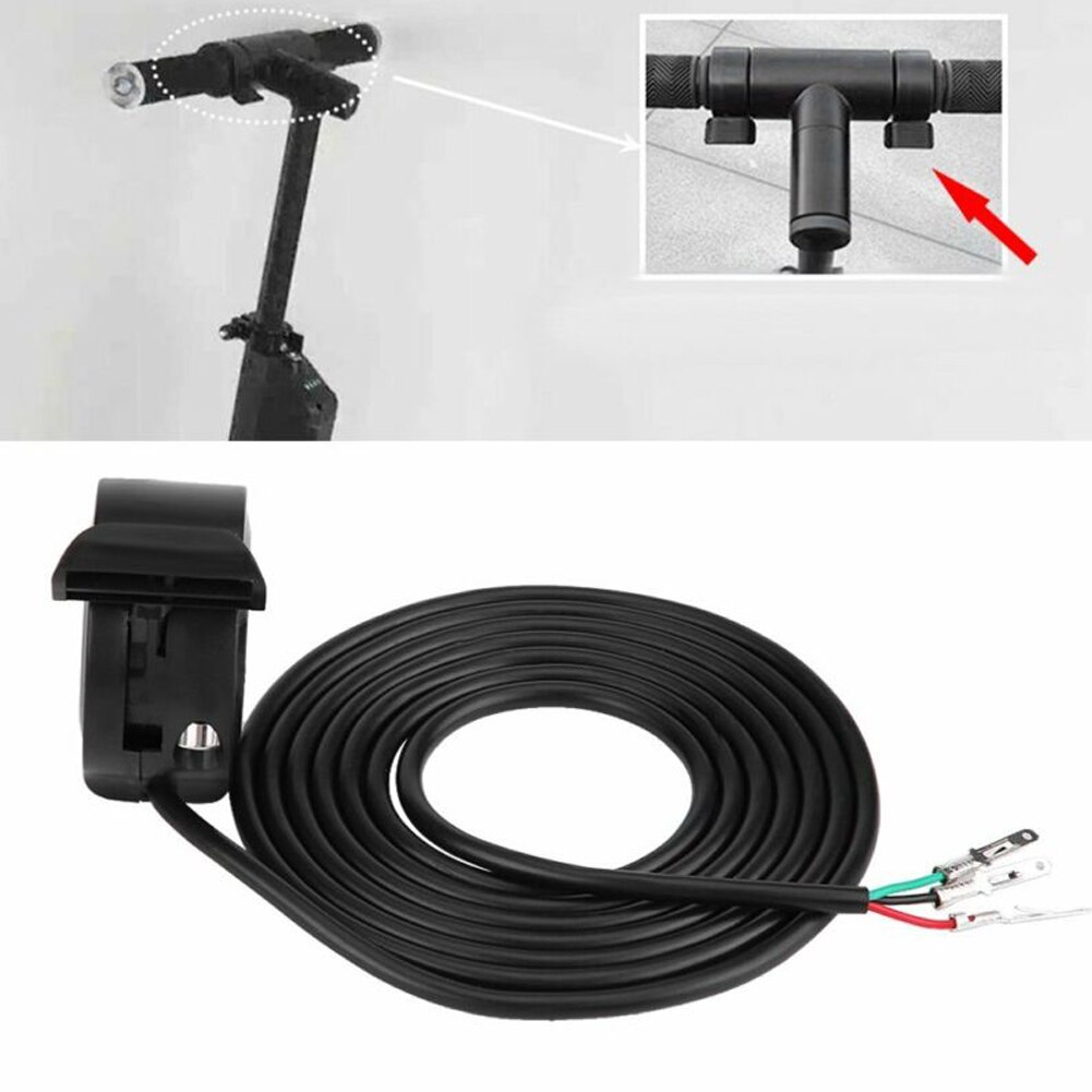 Electric Bike Gas Handle Thumb Throttle Speed Control Left Right Handle for Electric Bike E-Bike Scooter Gas Handle Accessories