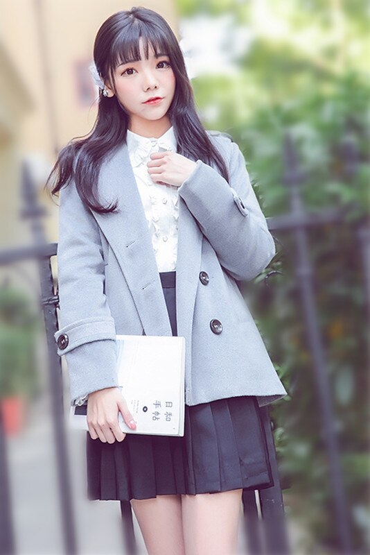 Japanischen Harajuku JK Schule Mädchen Einheitliche Bühne Leistung Kleidung herbst Winter Spitzen England Hohe Schuluniform Neue