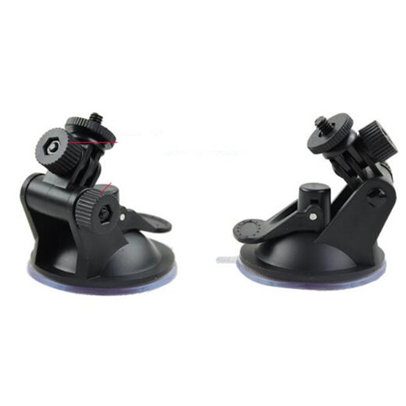 1/4 skruvdragare inspelare sugbas universal mini sugkopp sport kamera fäste svart auto dvr hållare stativ för  hd198
