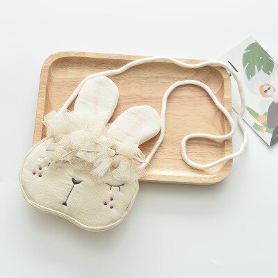 Children Girl Kids Coin Purse Bag Hobos Mini Small Cute Cotton Fabric Cartoon Fox Animal Solid Korean Accessories: 6