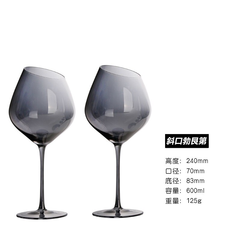 Champagneglas sølv røg grå plating drikke vinglas riste fløjter bryllup dekoration: A9 600ml