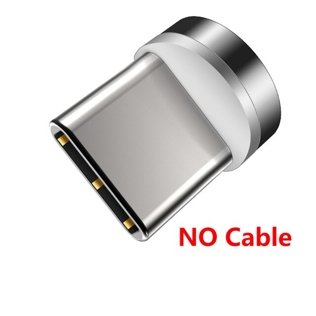 540 graden gloeiende magnetische oplaadkabel voor mobiele telefoons met led-lampje, micro-usb-type c voor apple android-oplader, oplaadsnoer: Alleen hoofdplug-in / Voor iphone