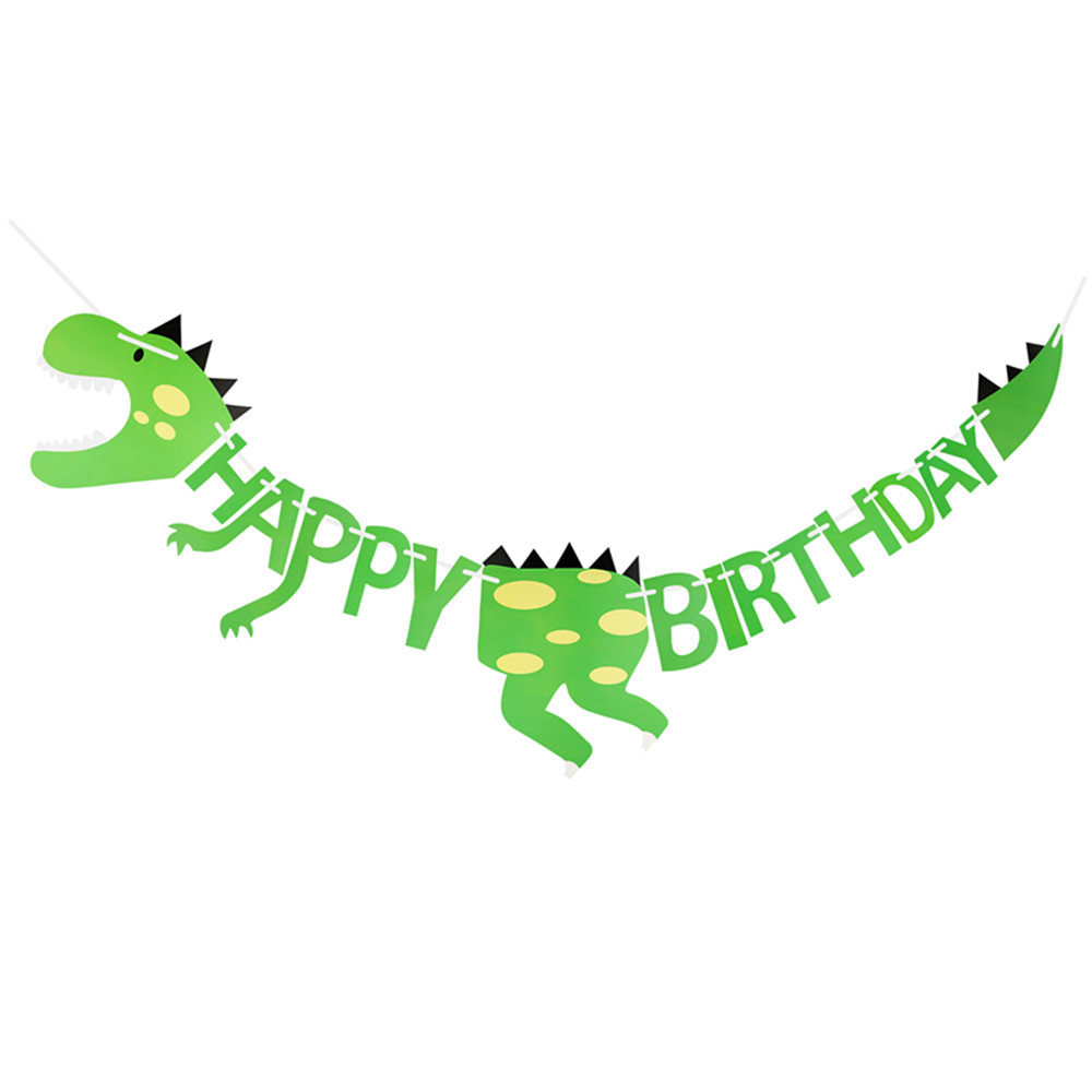 1 set grattis banderoller dinosaurie fest dino latex ballonger baby födelsedag dekorationer barn dinosaurie födelsedagsfest tillbehör