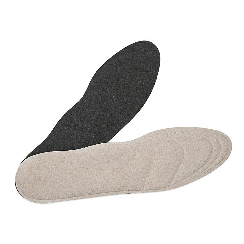 4d flock memory foam -ortoottinen pohjallinen holvikaaria tukevat ortopediset pohjalliset kenkiin litteäjalkojen jalkojen hoitopohja kengän ortopediset pehmusteet: Harmaa
