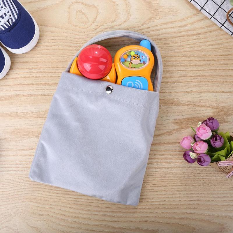 Portable Smooth Nordic Style Velvet Storage Bag Pocket Handbag Dust Bag