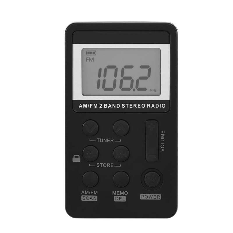 MINI AM/FM Radio 2 Band Stereo Pocket Radio Receiv... – Grandado