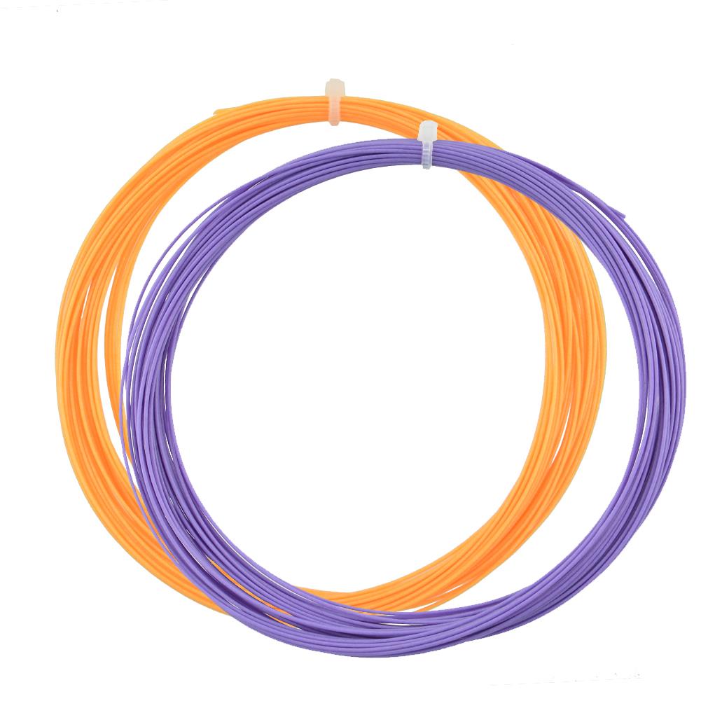 Badminton Schläger Schnur Ersatz 0,75mm Messgerät 10M Faser Nylon Nützlich
