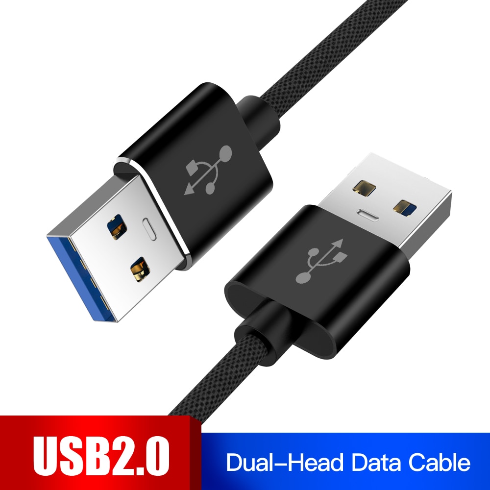 Usb 2.0 Verlengkabel Dual Type A Naar Type Data Sync Cord Kabel 5Gbps Super Speed Voor Radiator USB2.0 Data Verlengkabel