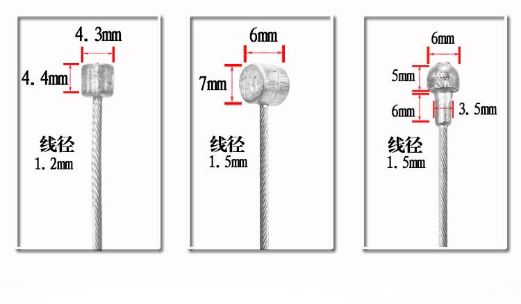 5PCS Bicycle Brake Cables Mountain Bike Brake Inner Cable Stainless Steel Brake Cable Bike Bicycle Brake Line MTB Speed ​​Line