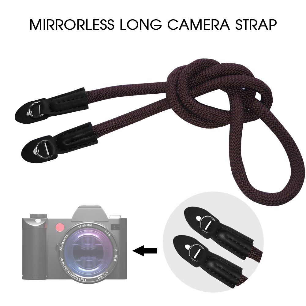 Sangle de caméra universelle, corde d&#39;escalade élastique, sangle d&#39;épaule pour appareil photo SLR