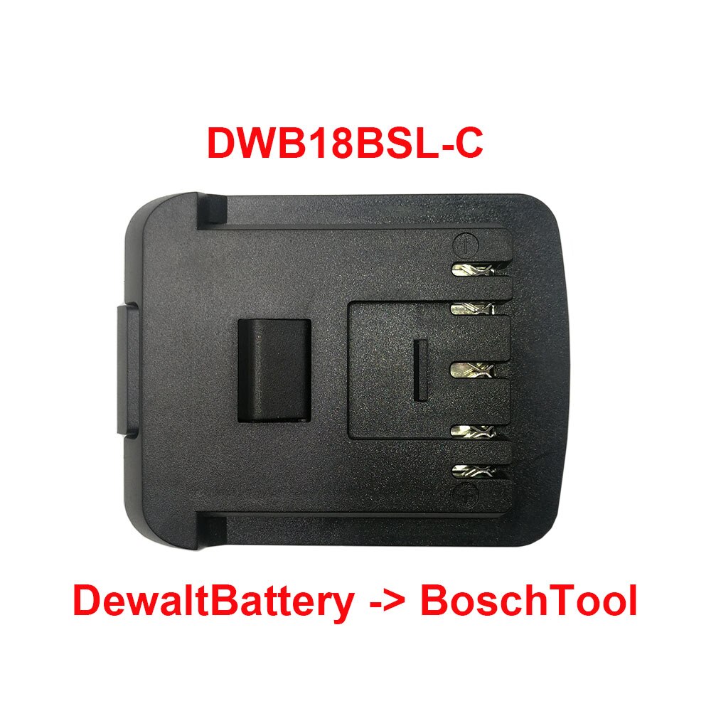 Adapter for bosch 18v verktøy for dewalt makita milwaukee aeg ridgid devon worx black decker porter kabel stanley li-ion batteri