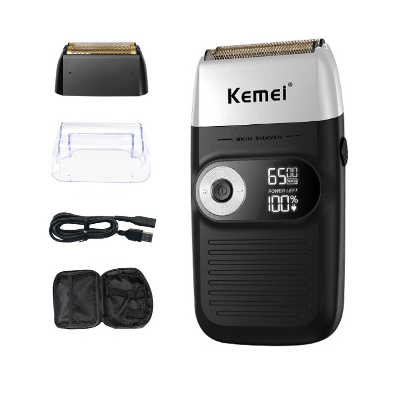 Shaver Hair Cleaning Shave Shaper Foil Electric Shaver Head Shaving Machine Rotary Motor Electric Razor For Men