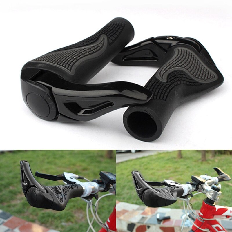 Fietsen mountainbike fietsstuur stuurgrepen eind lock-on ergonomisch: Default Title