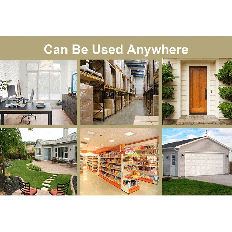 4 Pcs Dummy Security CCTV Dome Camera with Flashing Red LED Light Sticker Decals KQS8