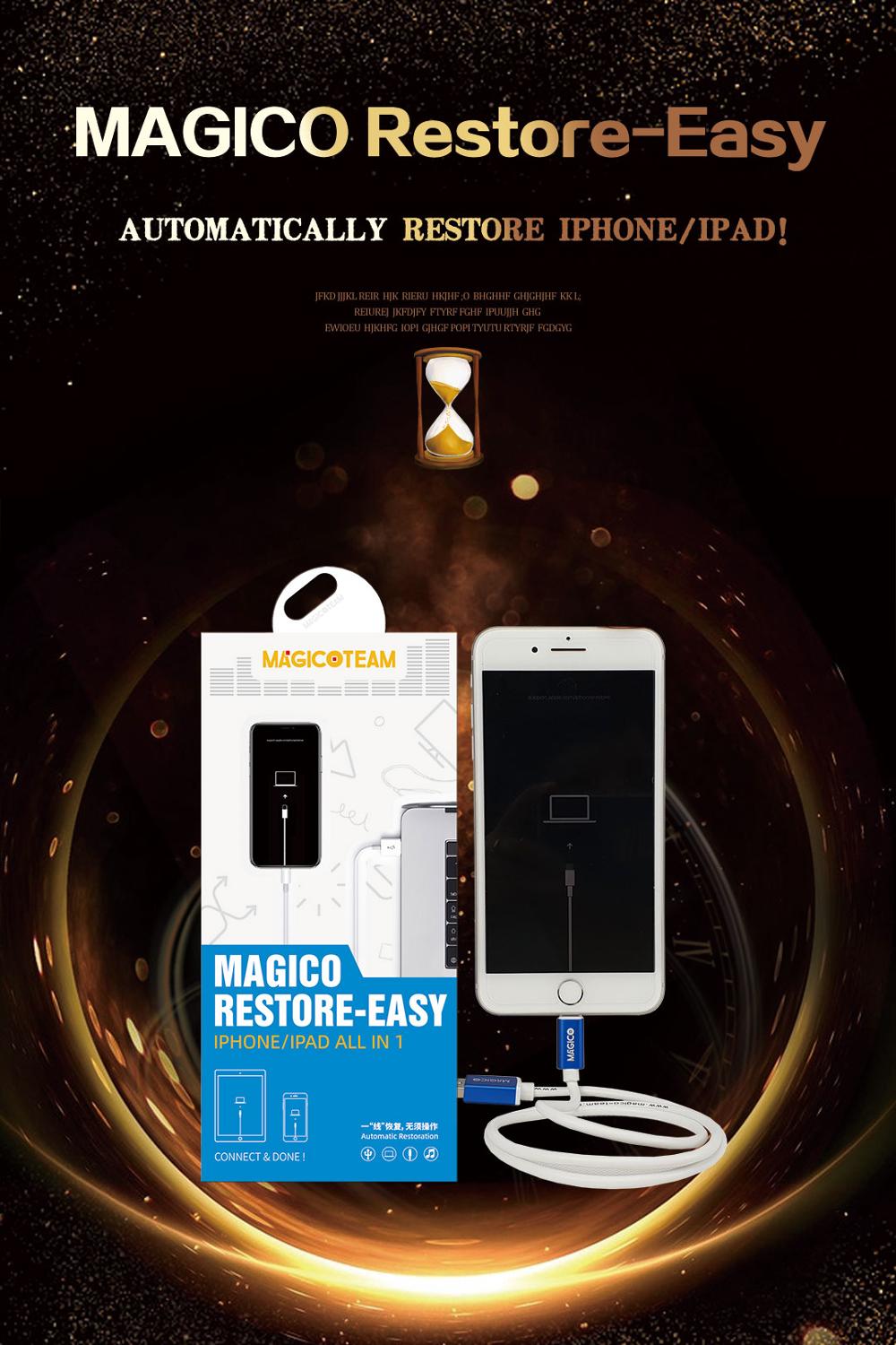 Magico Herstellen Kabel Voor Iphone Ipad Automatische Update, automatische Update Dfu Mode Online Check Serienummer