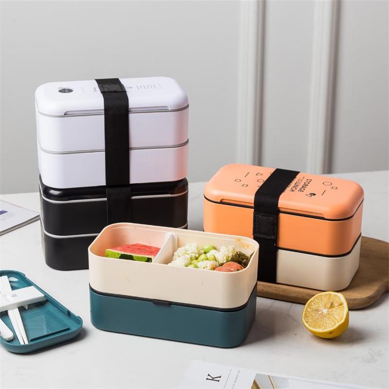 Heated Food Container For Food Bento Box Japanese Thermal Snack Electric Heated Lunch Box For Kids With Compartments Lunchbox