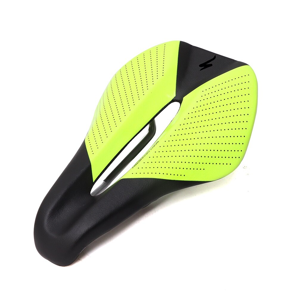 Triathlon Zadel Tijdrit Tt Zadel Split Neus Fietsen Soft Fietsstoeltje Mannen Vrouwen Racing Racefiets Zadels Fiets Accessoires: Green