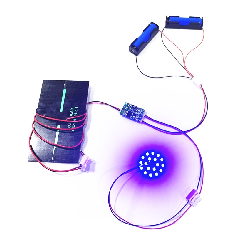 DIY Bausatz 5V 5,5 V 250mA 1,25 W 1,6 W Solar- Tafel mit 0,6 EINE Solar- lampe Licht Regler 3,7 V 5V 600ma mit 3,7 V 5W LED