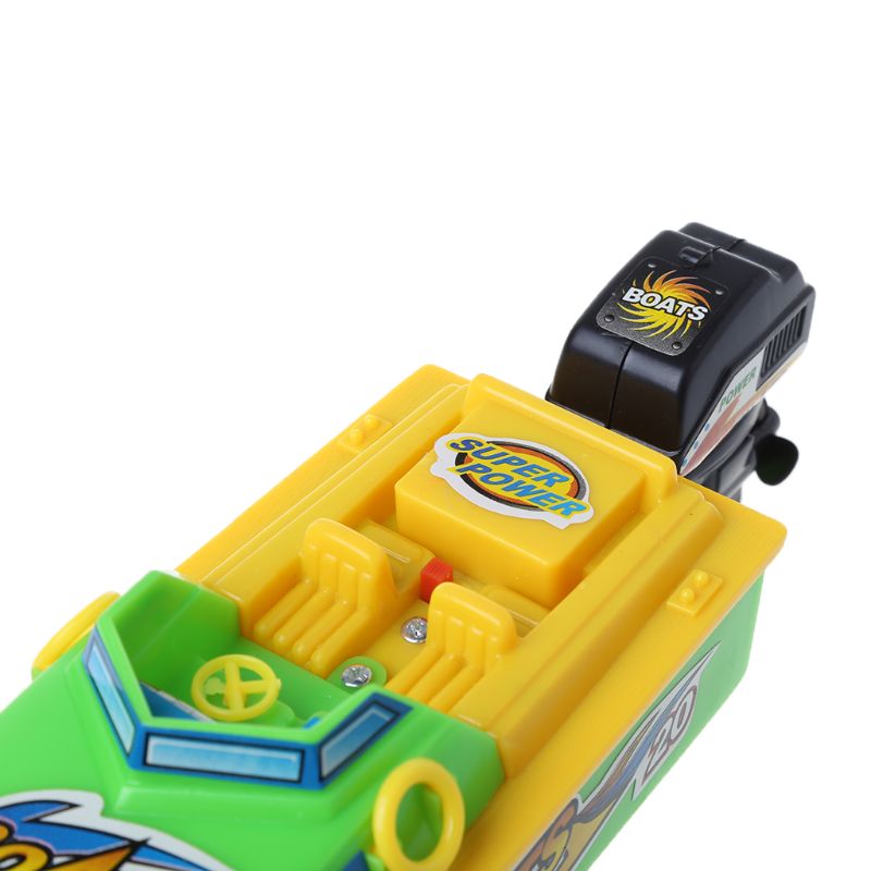 Lancha eléctrica de plástico de alta velocidad para niños, lancha rápida, juguete de plástico