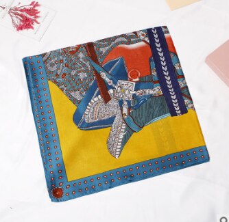 70 x 70 satijnen stippen multifunctionele dames zijden keper sjaal satijnen vierkante stropdas haarband dames foulard femme handdoek bufanda sjaal: 4