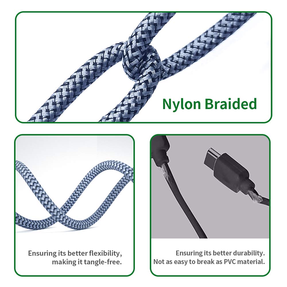 10FT/3M Data Line Oplaadkabel Voor Oculus Quest 2 Link Vr Headset Usb 3.0 Snelle Kosten Kabels voor Quest2 Glazen Accessoires