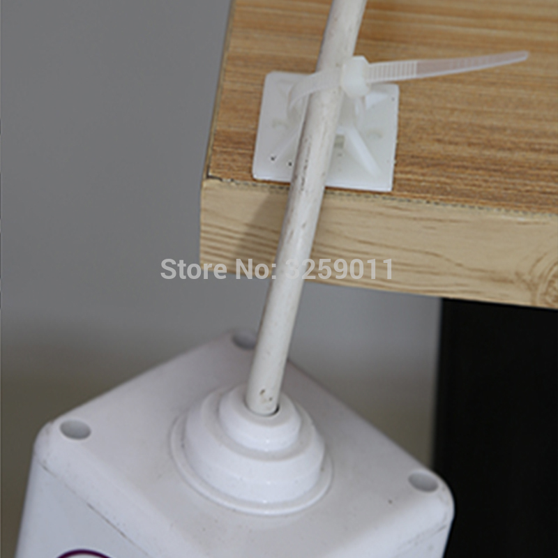 50PCS Self Adhesive Backed Cable Tie Mounts Wire Zip Tie Base Holders