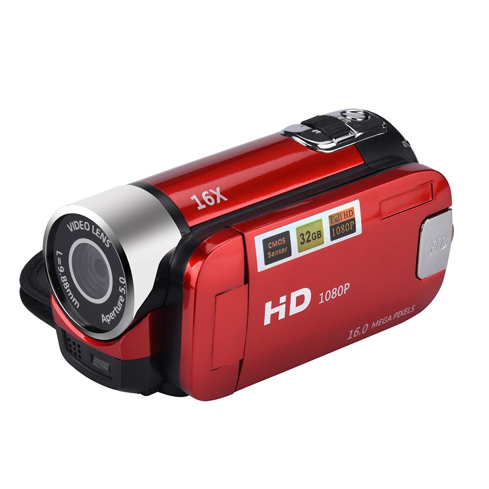 HIPERDEAL 2.7 inch TFT LCD HD 1080P 16MP 16X Digital Zoom Camcorder Video DV Camera Family Lover ST25: B