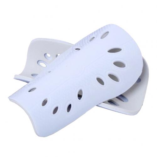 2Pcs All'aperto Per Adulti Sport Gamba Calcio Parastinchi Guardia Scudo Protettivo Della Copertura: WHITE