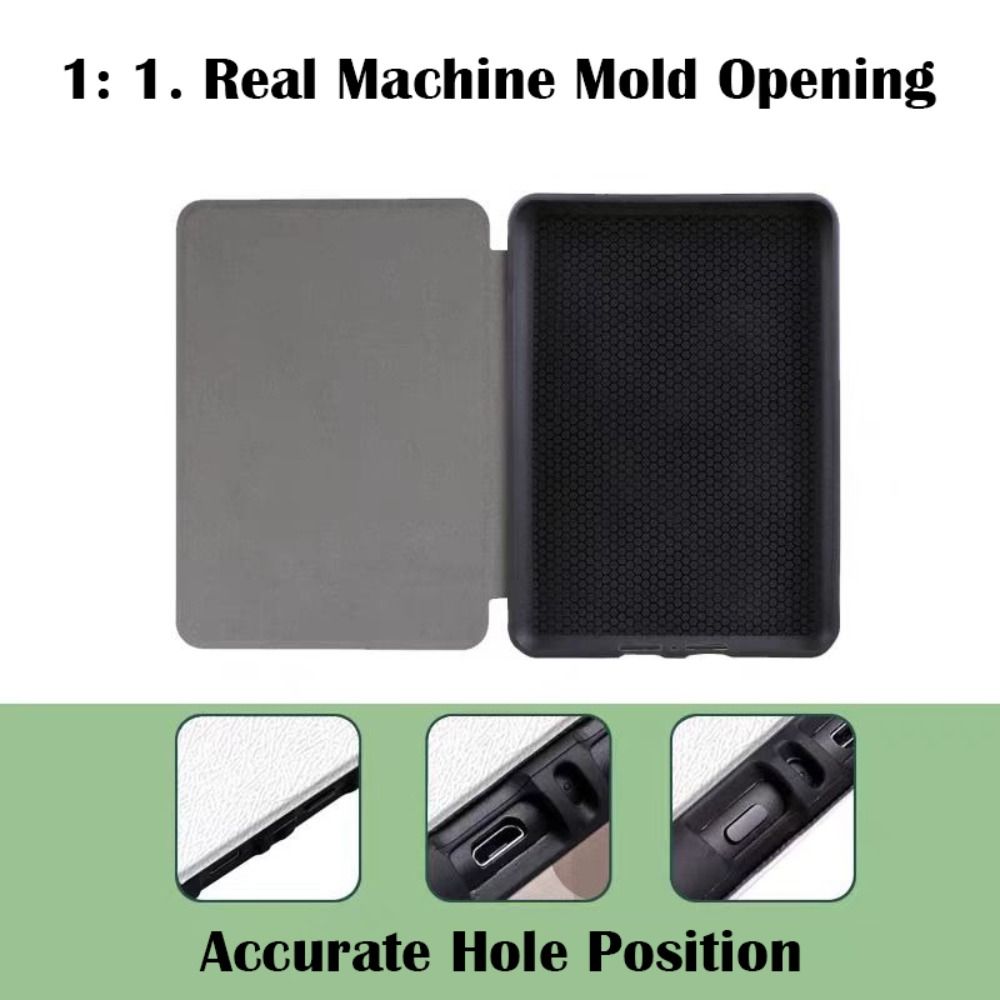 11th: a generationens 6-6.8- tums e-läsarfodral i läder, repfritt  m2 l 3ek c2 v 2 l 3 folio-fodral för kindle paperwhite 1/2/3/4/5