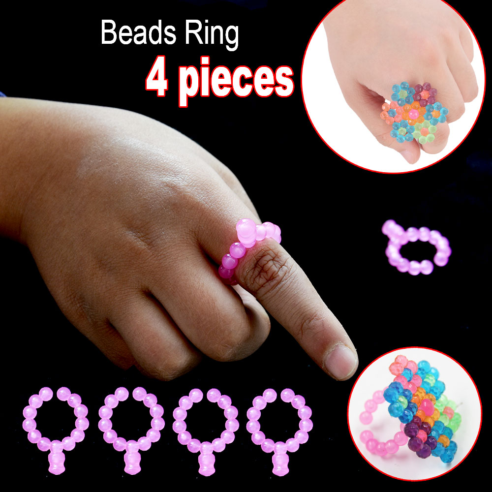 Water Mist Bead Accessories Beads DIY Hand Making Toy Pegboard Children Education Puzzle Year Craft Toys: Blue