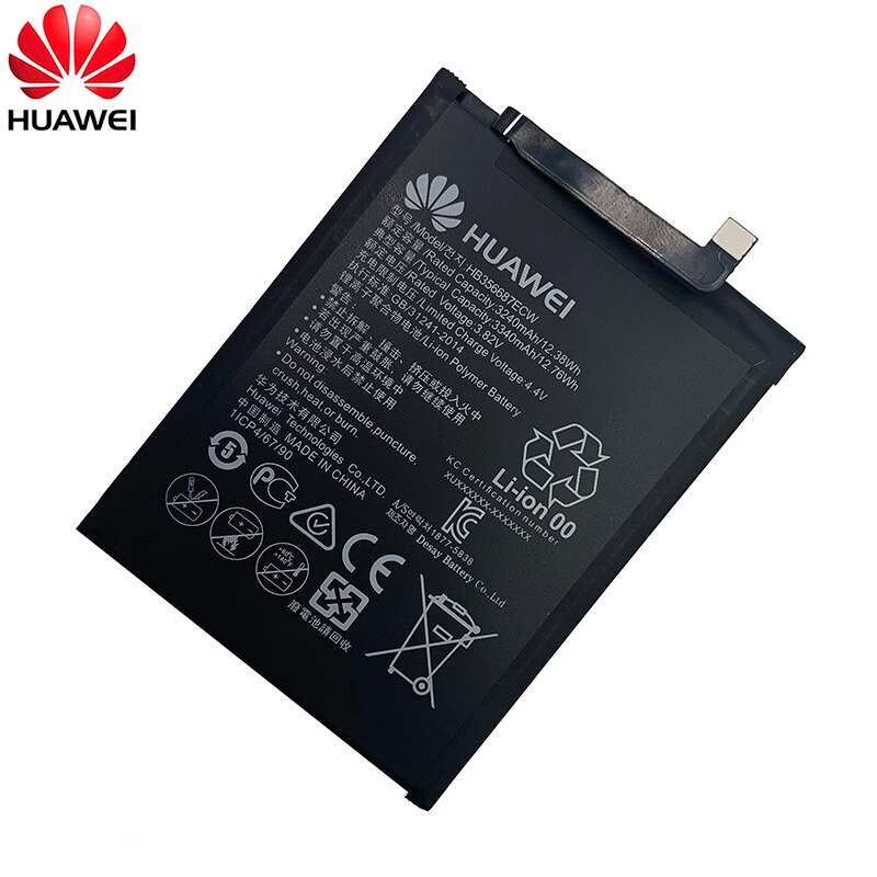 Original Hua Wei 3340mAh HB356687ECW Battery For Huawei Nova 2 Plus Nova 2i Honor 9i Huawei G10 Mate 10 Lite For Huawei Honor 7X