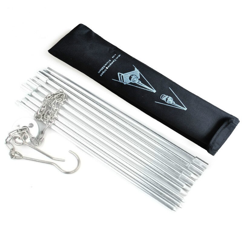 Camping Tripod for Fire Hanging Pot Outdoor Campfire Cookware Picnic Cooking Pot Grill WF1021: Default Title