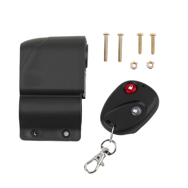 Bike Bicycle Wireless Remote Control Anti-Theft Alarm Bicycle Shock Vibration Bike Security Alertor Cycling Lock