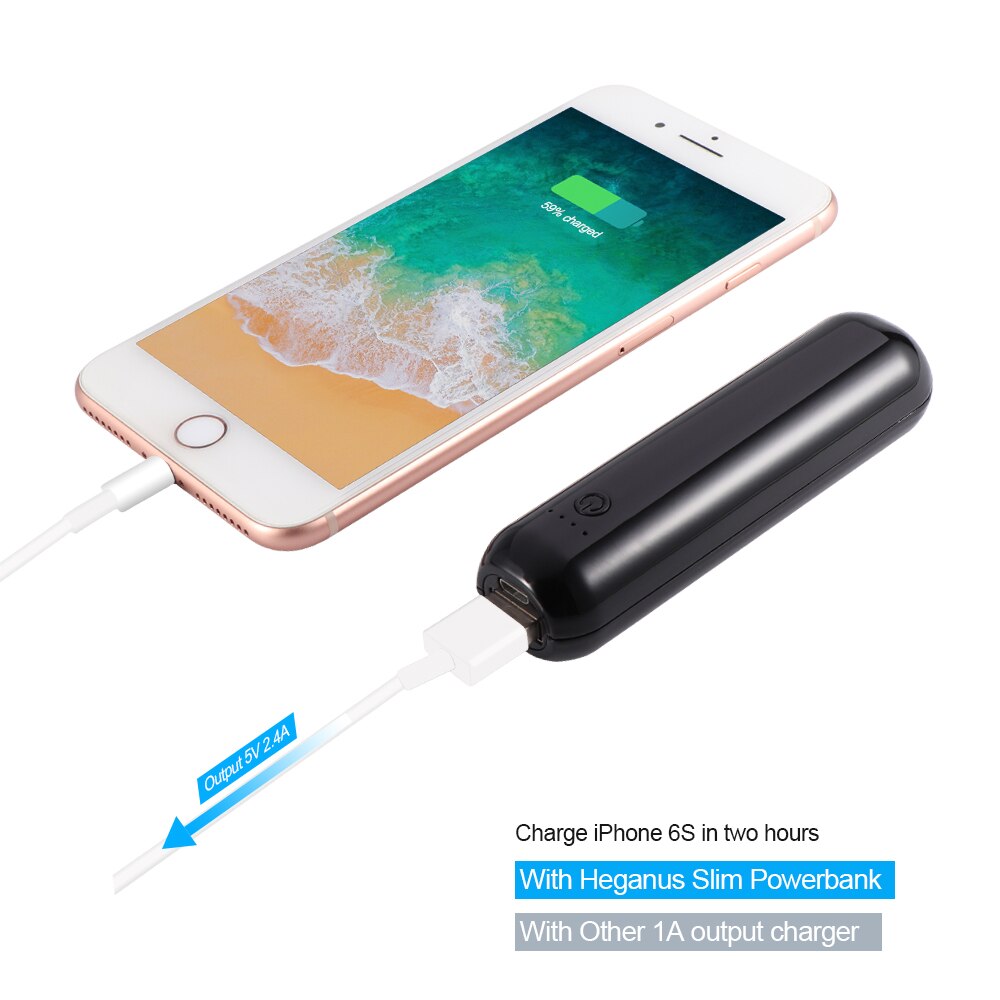 Ockered usb mini power bank 5000 mah bärbar powerbank 5000 externt batteri med typ c för iphone för samsung smartphone