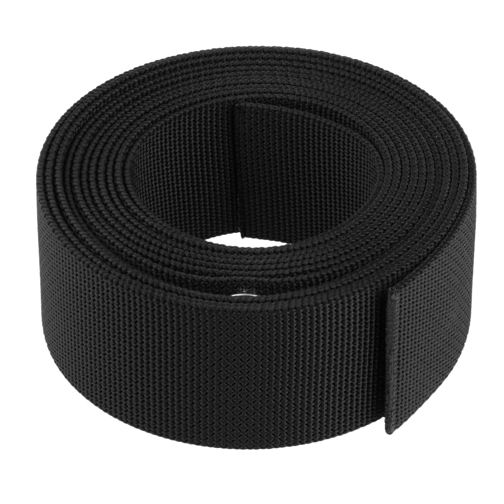 Sangle De Plongée Ajustable 2,2m (1 Pouce) – équipement Scuba Nylon Noir