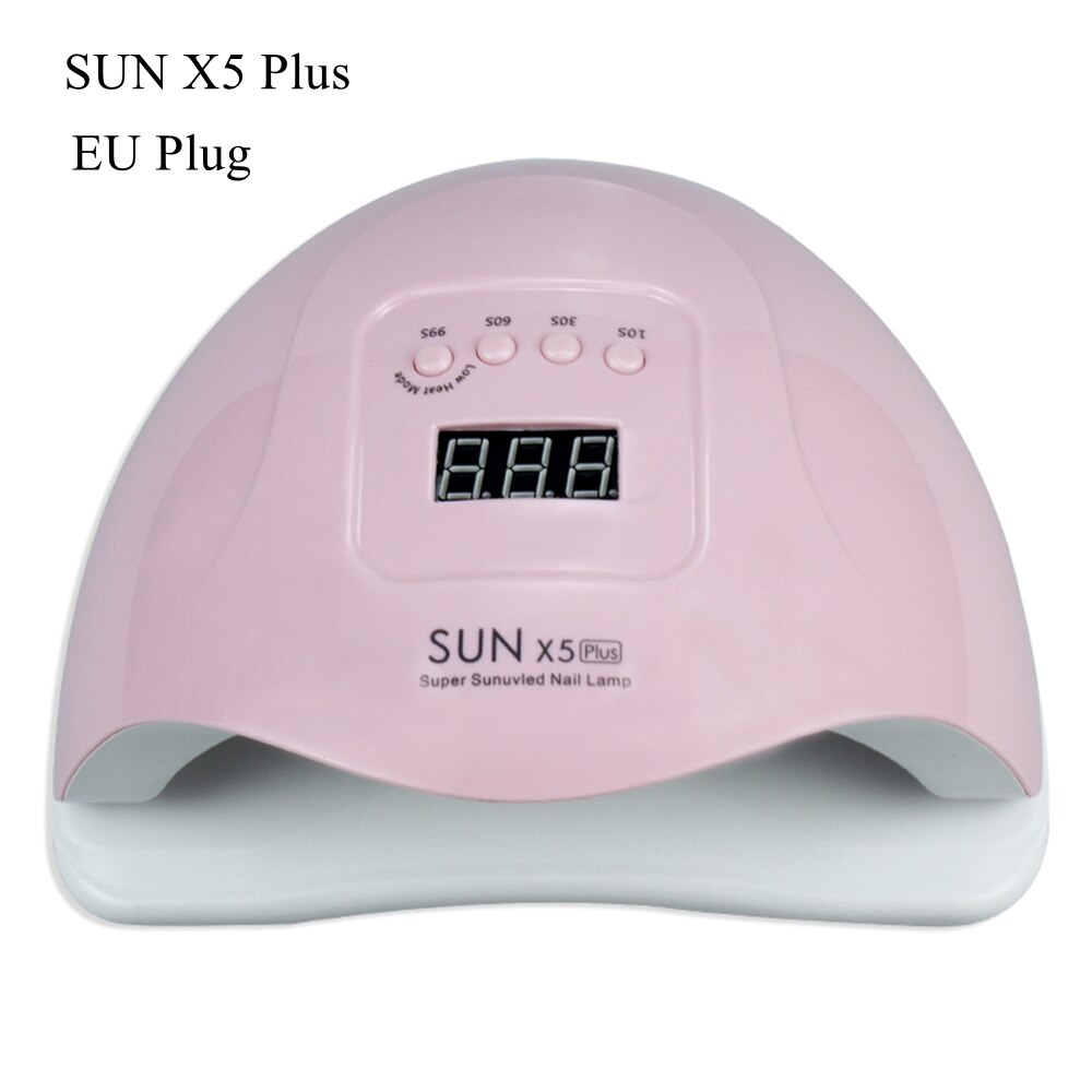 Sun S9-lámpara UV LED para secar esmalte, de uñas en Gel, para manicura, Reino Unido, EE. UU., con pantalla LCD: SUNX5PLUS 3