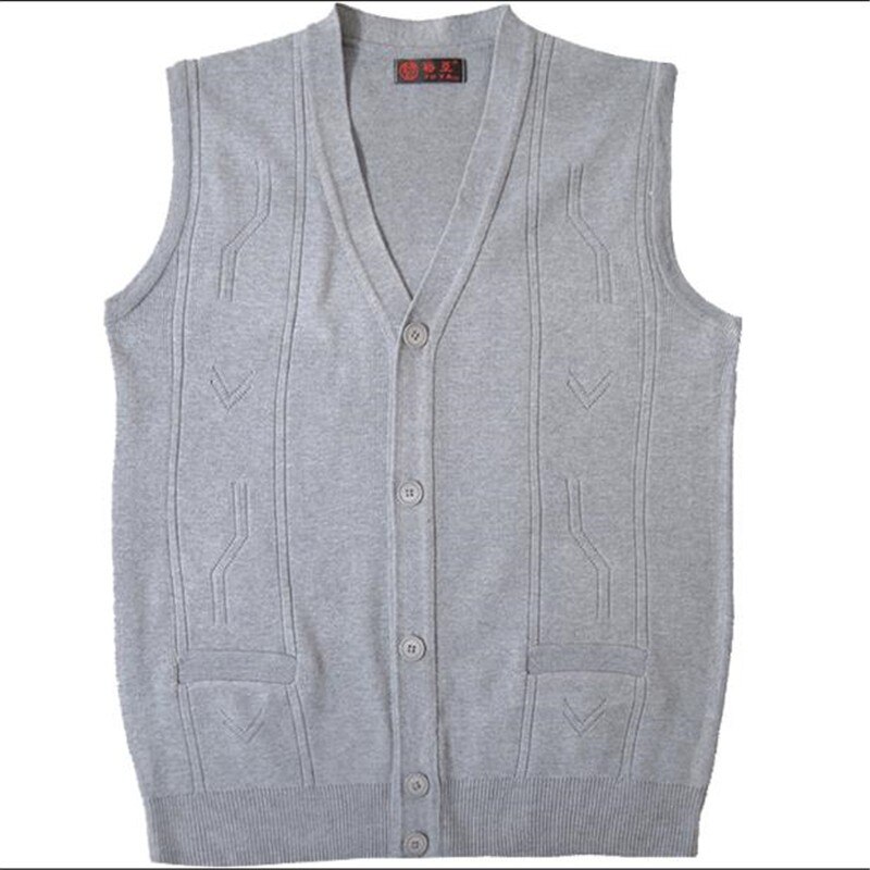 Herrer forår veste trøjer strikket vest cardigan uld ærmeløse frakker chandail hanstrøjer fleece toppe efterår stretch