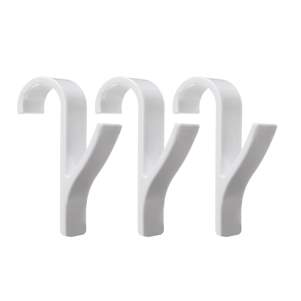 Bath Hook Holder Clothes Hanger Heated Towel Storage Rack Radiator Rail Hooks Percha Plegable Scarf Hanger Bath Accessories: 3pcs