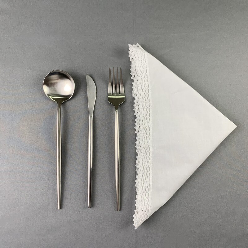 Set of 12 Ladies Handkerchiefs White Cotton Wedding Bridal Handkerchief Vintage Embroidered Lace Hankie