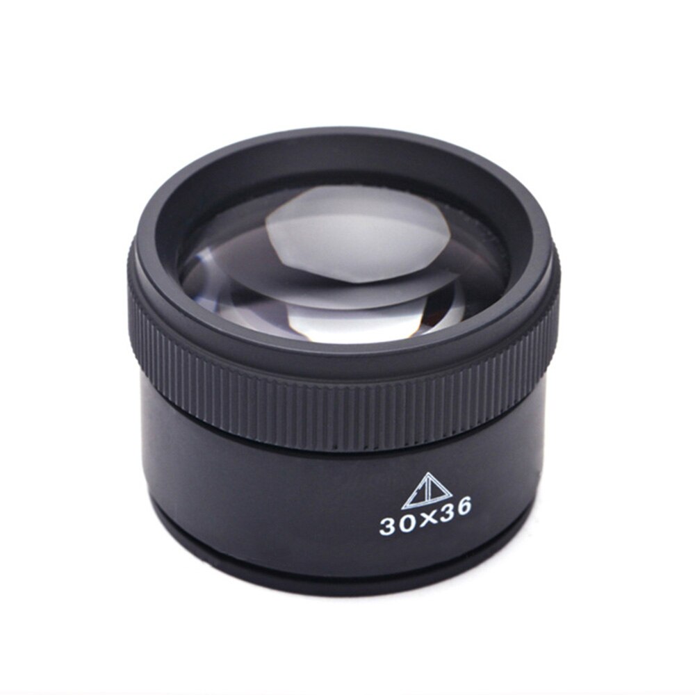 30X HD Magnifying Glass Optical Glass Lens Mini Pocket Magnifier Handheld For Coin Stamps Jewelry Loupe Lens For
