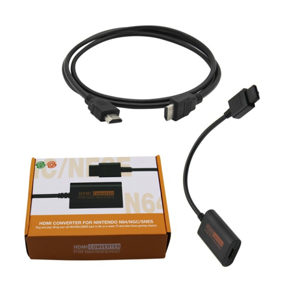 0,3 m HDMI Konverter Adapter 720P retro Video Spiel Konsole Adapter + 1,5 m HDMI Kabel für NGC/n64/SNE Spiel Zubehör