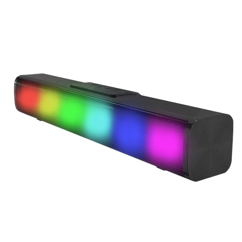 Soundbar Marquee Geluid Tyrant Speaker Kleurrijke Licht Effect Desktop Computer Audio Kleurrijke Subwoofer Bluetooth Speaker: Default Title