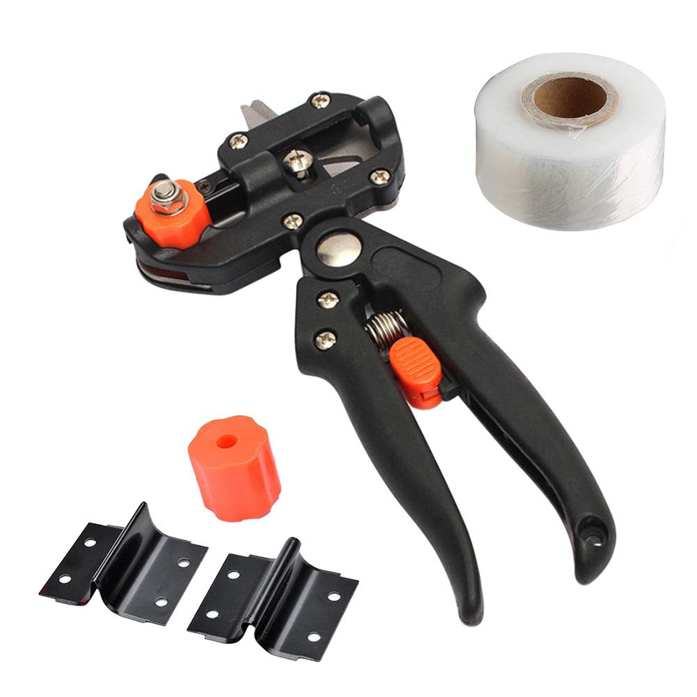 Máquina de enxertia ferramentas jardim com fitas enxerto lâminas chopper árvore enxertia ferramentas tesoura enxertia kit corte podador: D