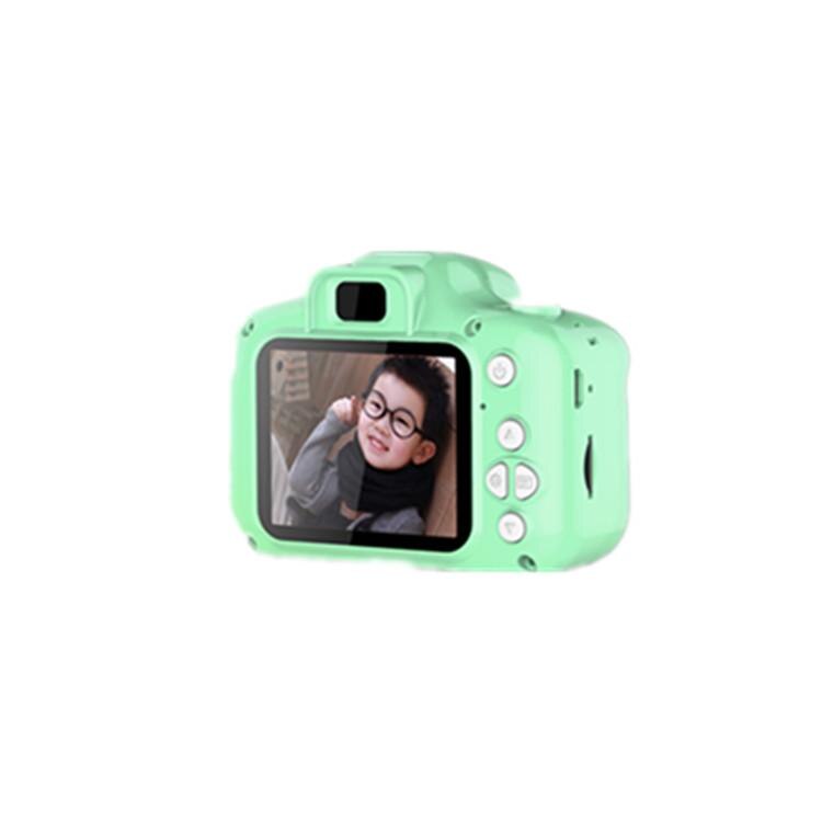 Mini caméra vidéo numérique pour enfants, Rechargeable, antichoc, 8mp HD, enregistrement vidéo, Selfie, rose, vert, bleu: green
