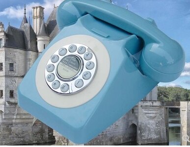 classical antique phone american style Fixed telephone