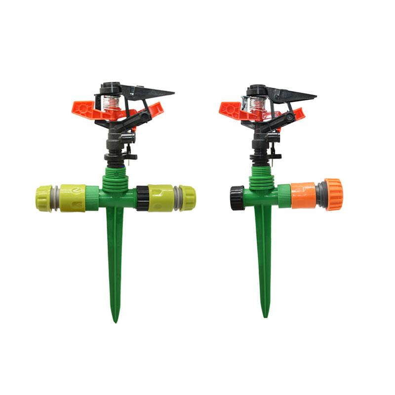 Säädettävä puutarhanurmikon sadetin suutinpitimellä pyörivä sprinkleri keinuvipu suuttimet puutarhan nurmikon kastelu 1/2 " 3/4 " letku 1 kpl